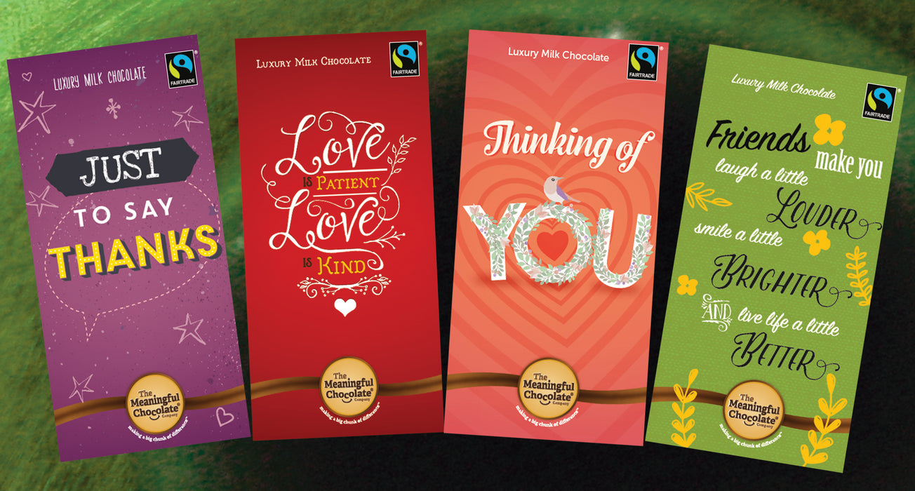 Sentiments bar - Love Is Patient, Love Is Kind (milk)