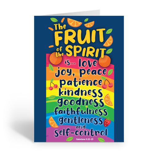 Personalised Fruit of the Spirit card