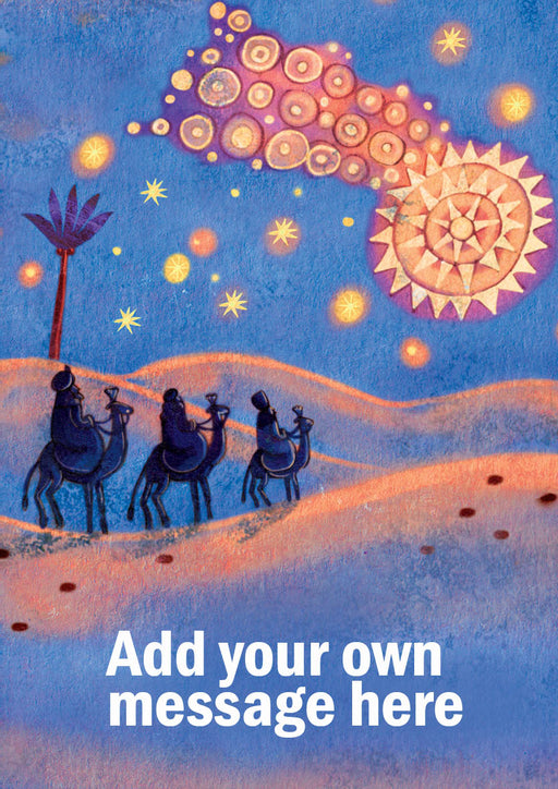 Personalised Happy Christmas Wise Men front